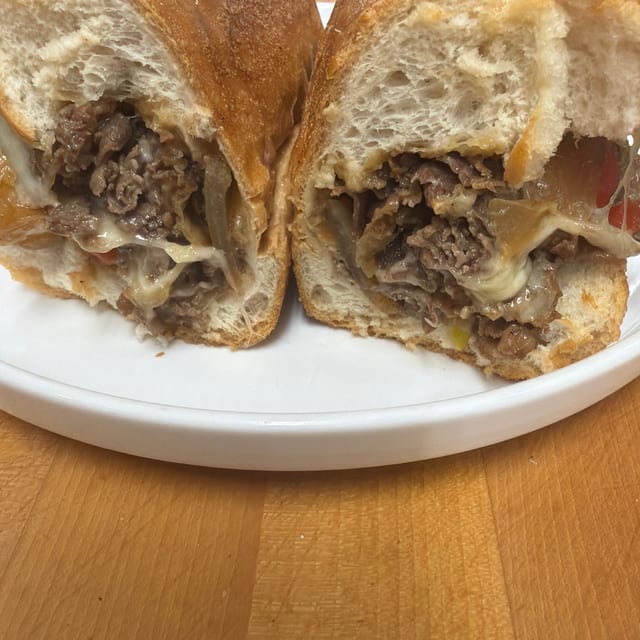 PHILLY CHEESE STEAK.