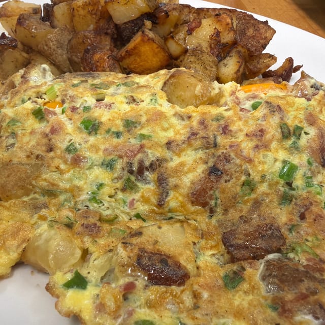 LOADED POTATO OMEL..