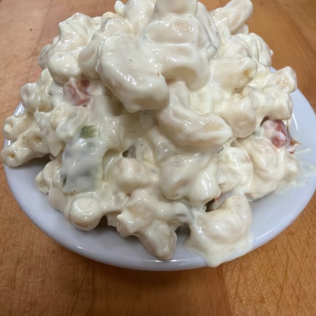 SIDE MACARONI SALAD.