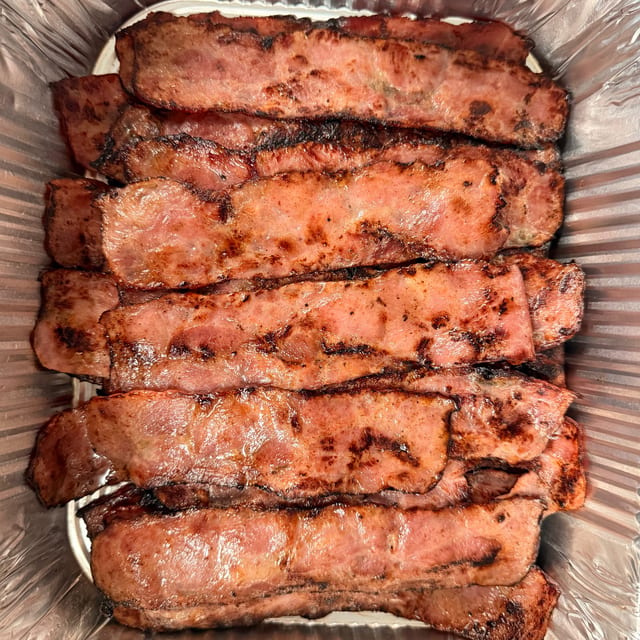 Turkey Bacon Tray.