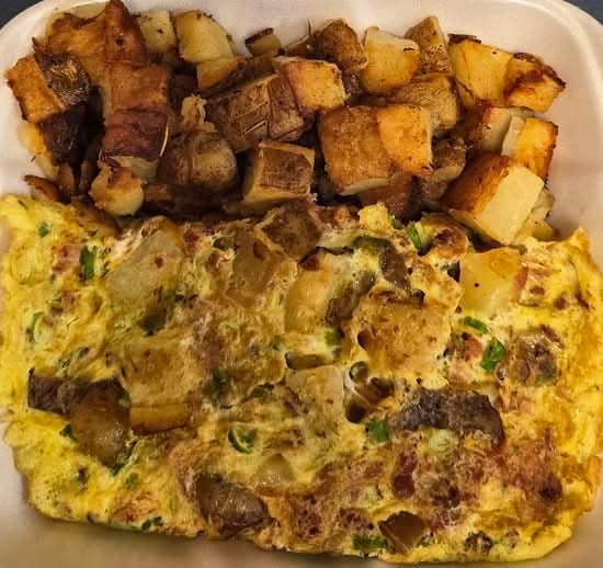 LOADED POTATO OMEL..