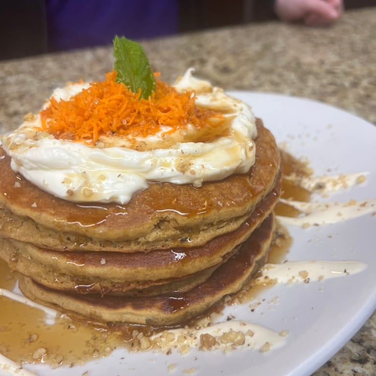 Delicious Carrot Cake Pancakes